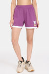 Rosaline Easy Movement Shorts - Wild Aster — thumbnail 2